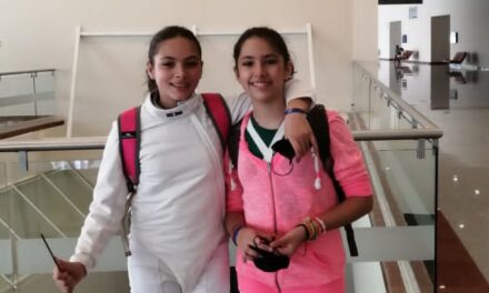 Hacen las hermanas Leal Morales segundo y quinto lugar en campeonato nacional de esgrima.