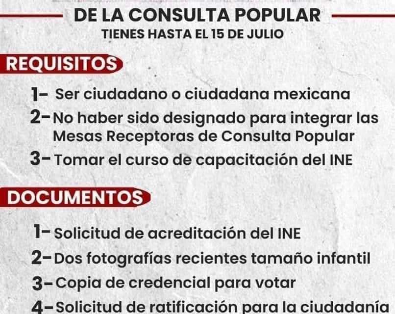 Denuncian desinterés del INE en promocionar consulta para enjuiciar a ex presidentes.