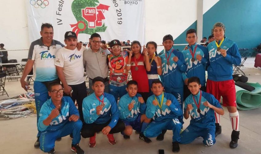 Boxeadores Tamaulipecos ganan 9 medallas en festival olímpico boxeo