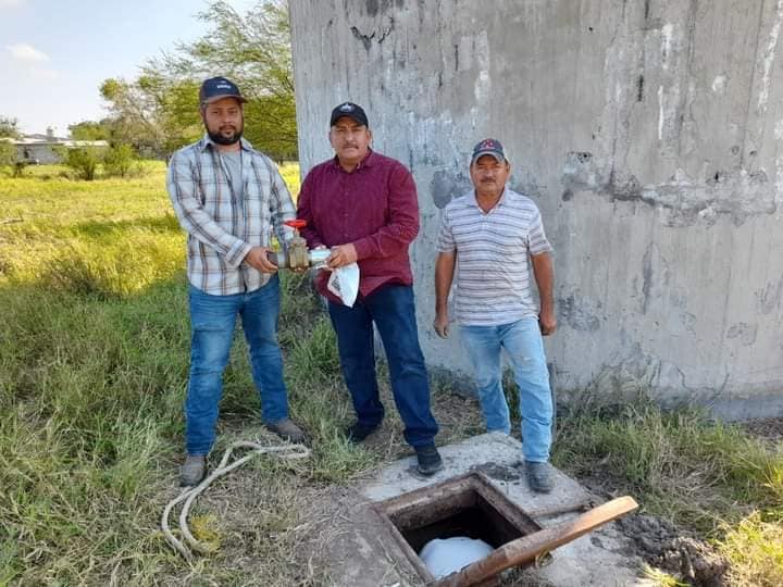 Restablece gobierno de Río Bravo abasto de agua en ejido Emiliano Zapata