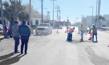 Inicia Programa de Bacheo en Río Bravo