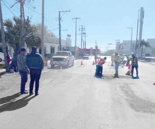 Inicia Programa de Bacheo en Río Bravo