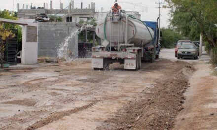 Mejoran vialidades en la colonia Niños Héroes, Gobierno de Río Bravo