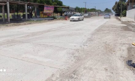 Abren a circulación calles de concreto pavimentadas por Gobierno de Río Bravo