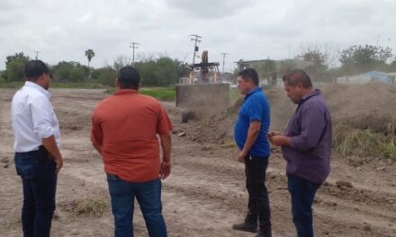 SUPERVISA ALCALDE HÉCTOR VILLEGAS, OBRAS PARA AMINORAR INUNDACIONES EN NUEVO PROGRESO