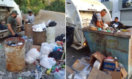 TRABAJA MUNICIPIO DE MANERA EFICIENTE EN RECOLECION DE BASURA EN VILLA NUEVO PROGRESO