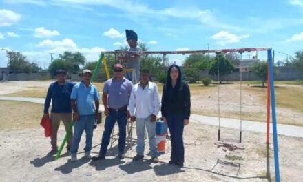 REHABILITA PARQUE PUBLICO EN COLONIA HACIENDA LAS BRISAS