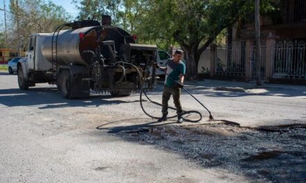 el Programa de «Bacheo Emergente», sigue adelante.