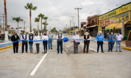 Repavimentación en la Av. Lázaro Cárdenas, entre las calles Madero y Zaragoza, en Valle Hermoso