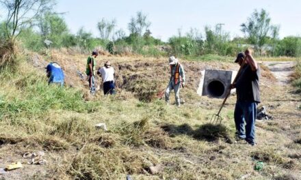 Personal de servicios públicos se encuentra dando mantenimiento a la red de drenes pluviales de las diferentes colonias