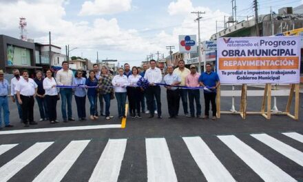 Ha quedado terminada y lista para la circulación vehicular, la obra de repavimentación con recurso municipal de la calle Primera.