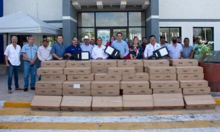 Se reciben las primeras remesa de 350 lámparas led en Valle hermoso