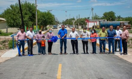 El Alcalde de Valle Hermoso realizó la inauguración de obras terminadas