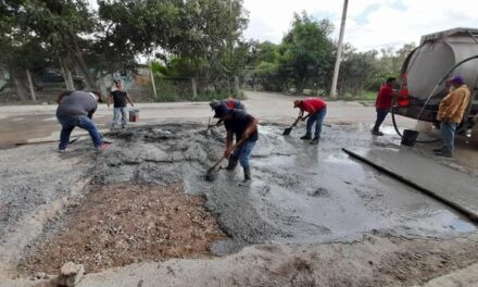 REACONDICIONA GOBIERNO DE RÍO BRAVO AVENIDA LAS FLORES EN LA VILLA