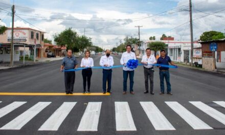 El Presidente Municipal de Valle Hermoso inaugura vialidades