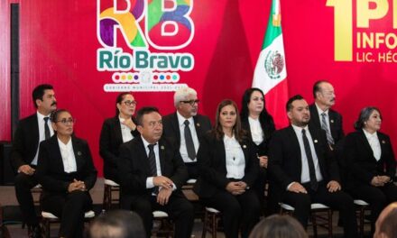 RINDE ALCALDE HÉCTOR VILLEGAS PRIMER RECUENTO DE LA TRANSFORMACIÓN DE RÍO BRAVO