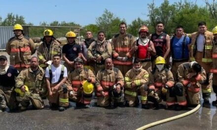 CAPACITAN A PROTECCIÓN CIVIL RÍO BRAVO EN INCENDIOS AEROPORTUARIOS