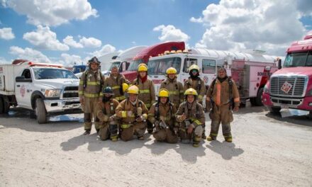 REALIZAN PROTECCIÓN CIVIL Y EMPRESA BURGOS, SIMULACRO POR DERRAME DE COMBUSTIBLE