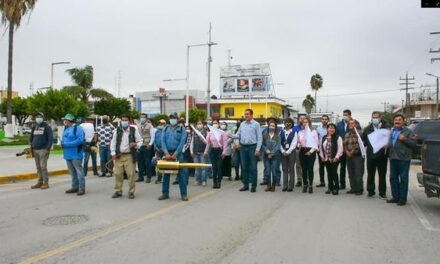 El Presidente Municipal de Valle Hermoso, da arranque a la campaña de descacharrización y fumigación, en coordinación con Jurisdicción Sanitaria No. X