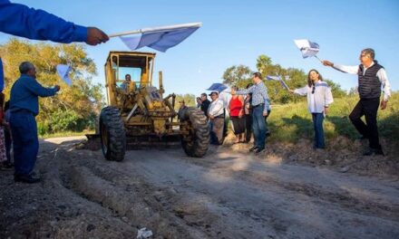 Se realiza en Valle Hermoso, el arranque de 2 Obras de Pavimentación siendo la primera de ellas en la Col. «16 de Septiembre»