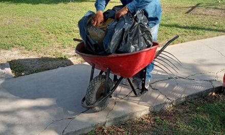 REALIZA MUNICIPIO DE RÍO BRAVO, MEJORAS PERMANENTES EN PARQUE DE INFONAVIT LA SAUTEÑA