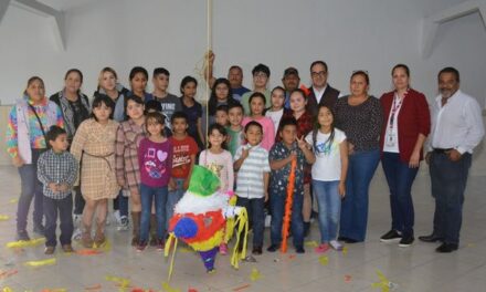 SE LLEVA POSADA PARA LOS NIÑOS DEL EJIDO CONQUISTA CAMPESINA.