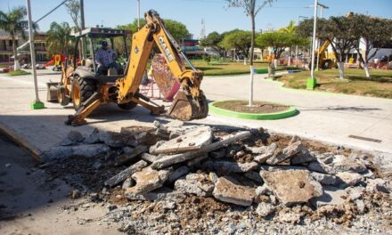 Se inicia con la remodelación de la Plaza Principal de Valle Hermoso.