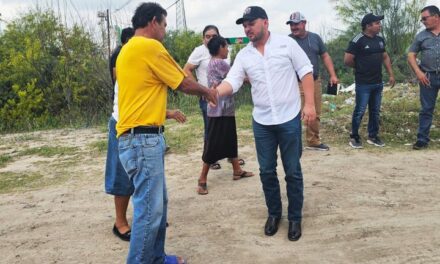 HACE EQUIPO GOBIERNO DE RÍO BRAVO CON FAMILIAS DE LA AGAPITO BARRERA