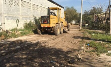 MEJORAN CALLES DE ZONA ORIENTE EN NUEVO PROGRESO