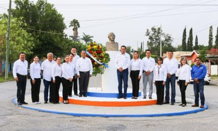 celebración del 161 Aniversario de la Batalla De Puebla, en el municipio de Valle Hermoso.