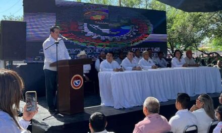 el Presidente Municipal de Valle Hermoso estuvo presente en el evento Organizado por el Sindicato de la Industria Maquiladora.