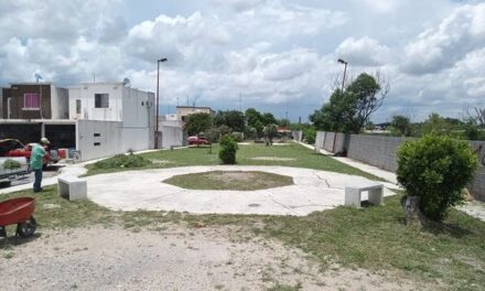 LLEVA MUNICIPIO MANTENIMIENTO Y CUIDADO A JARDINES Y ESPACIOS DE RECREO EN LOS PORTALES