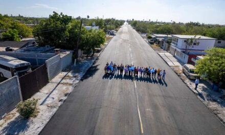 Con más obra pública, el Presidente, Alberto Alanís sigue cumpliéndole a Valle Hermoso