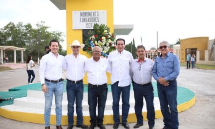 Dr. Alberto Alanís Villarreal encabeza festejos del 86 aniversario del Poblado Anáhuac.