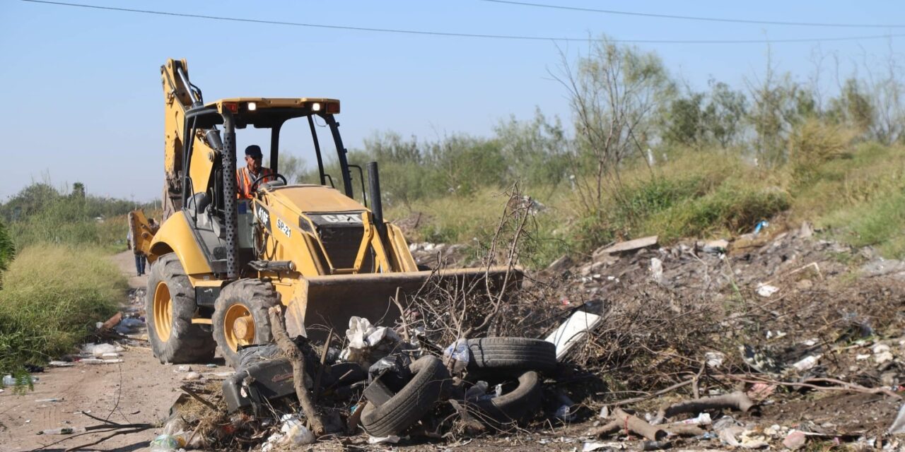 Erradica gobierno de Río Bravo vertederos en Brecha 112