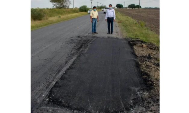 INICIAN MEJORAMIENTO DE CARRETERA 82 AUTORIDADES DE VALLE HERMOSO