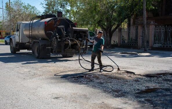 el Programa de «Bacheo Emergente», sigue adelante.