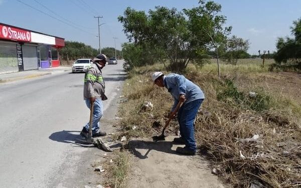 LIBERA ACERAS GOBIERNO DE RÍO BRAVO EN LAS AMÉRICAS; BRISAS DEL CAMPO Y ACCESO A UAT