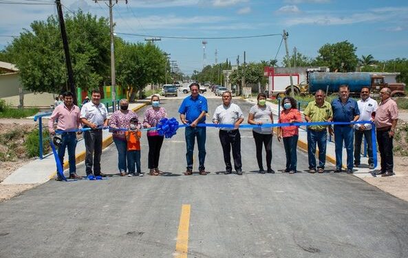 El Alcalde de Valle Hermoso realizó la inauguración de obras terminadas
