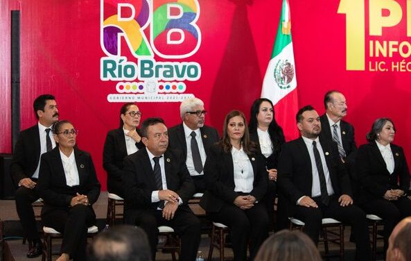 RINDE ALCALDE HÉCTOR VILLEGAS PRIMER RECUENTO DE LA TRANSFORMACIÓN DE RÍO BRAVO