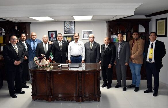 SALUDAN MASONES A ALCALDE DE RÍO BRAVO Y REFRENDAN ESPÍRITU DE COOPERACIÓN