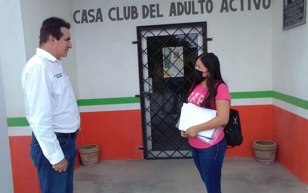 El Presidente Municipal de Valle Hermoso, realizó un recorrido por el Poblado Anáhuac.