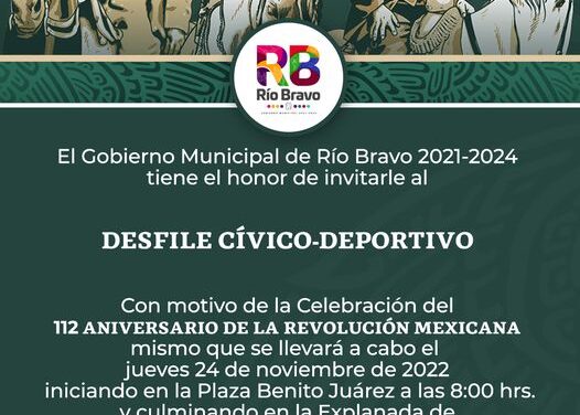 TODO LISTO PARA EL DESFILE REVOLUCIONARIO ESTE JUEVES; PARTE DE PLAZA BENITO JUÁREZ