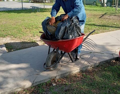 REALIZA MUNICIPIO DE RÍO BRAVO, MEJORAS PERMANENTES EN PARQUE DE INFONAVIT LA SAUTEÑA