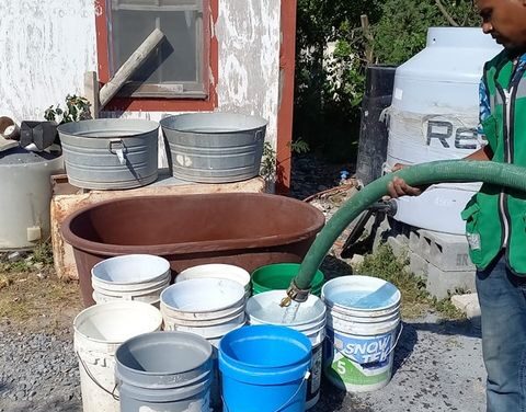 MUNICIPIO ABASTECE DE AGUA A LA COLONIA NEBRASKA