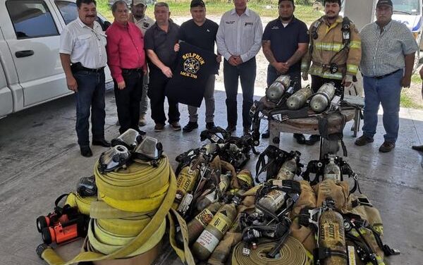 Recibe Gobierno Municipal de Valle Hermoso, importante donación para el departamento de Bomberos y Protección Civil.