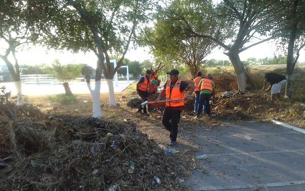 CON APOYO DE ALCALDE LALO YÁLEZ, SE DESCACHARRIZAN Y REHABILITAN ÁREAS VERDES EN COLONIA NUEVO AMANECER