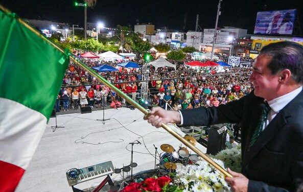 Festejos del 213 Aniversario del Grito de Independencia.