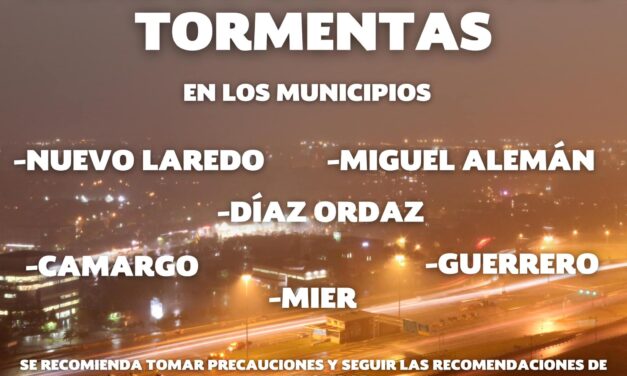 AVISO POR LÍNEA DE TORMENTAS