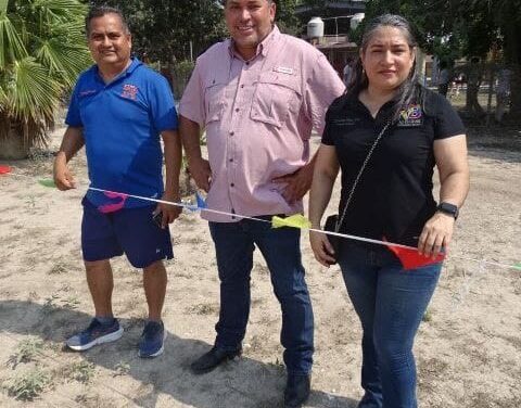 IMPULSA GOBIERNO DE RÍO BRAVO, INSTALACIÓN DE PISTA ATLÉTICA Y REHABILITACIÓN DE CAMPO DE FÚTBOL